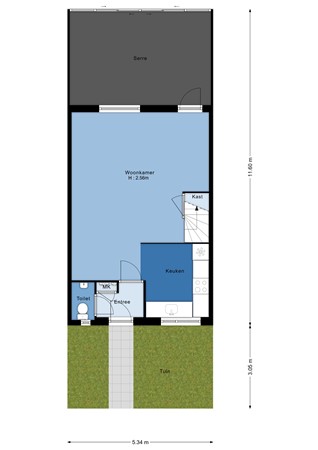 Floorplan - Anemoonhof 24, 6002 WN Weert